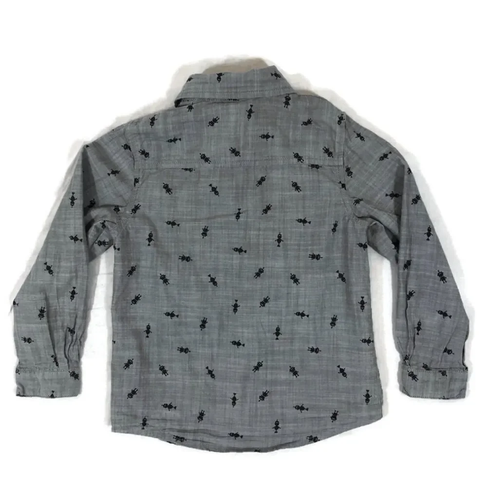 Lot of‎ 2 Boys Size 5 Button Up Shirts